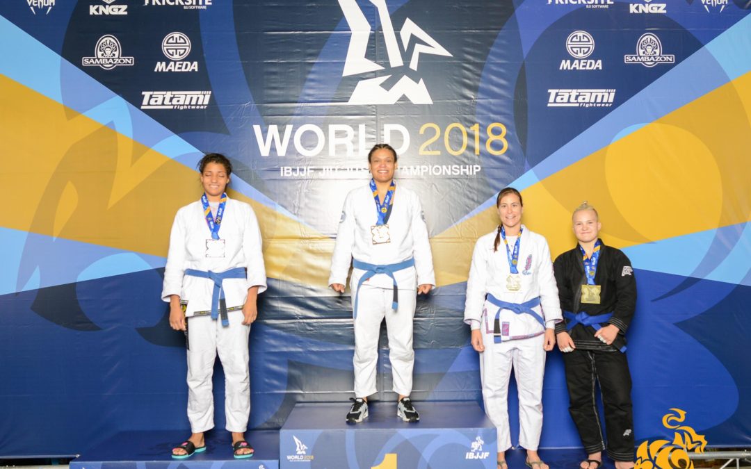 Baltimore BJJ blue belt Kayla Dehm wins all matches at 2018 World Championships