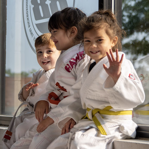 Martial Arts Kid Waving