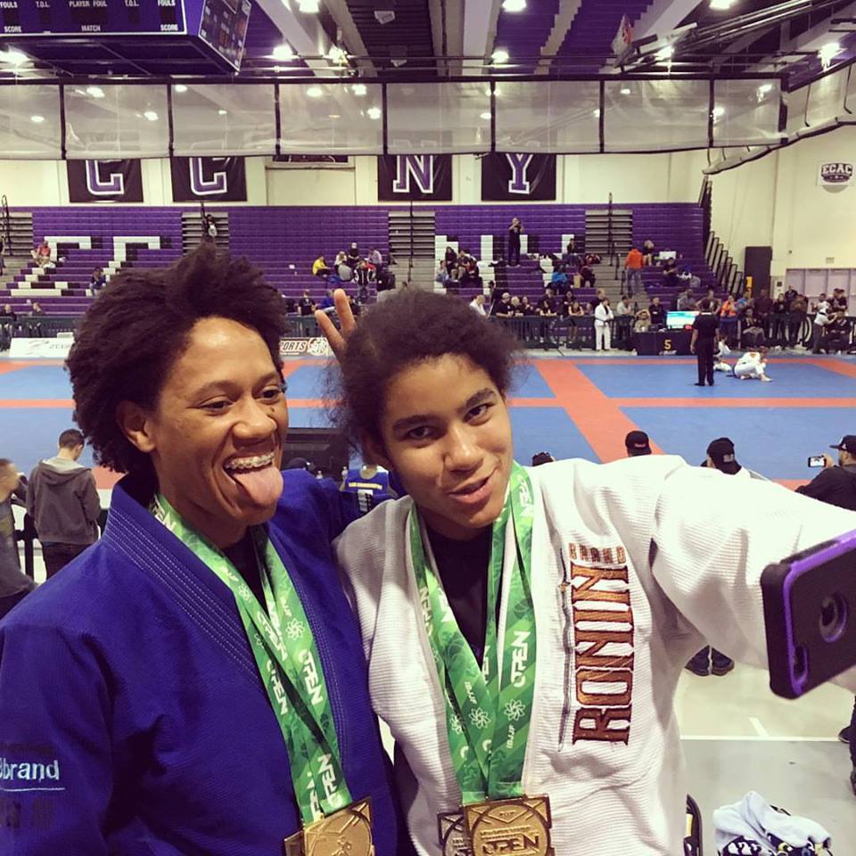 Maryland BJJ competitors Vannessa Griffin and Lakita Patterson become the champions