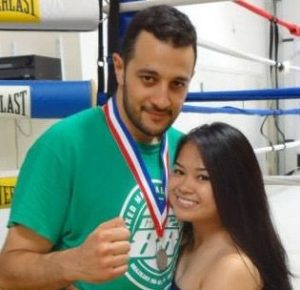 Maryland Kickboxing star Milton Cerezo with girlfriend