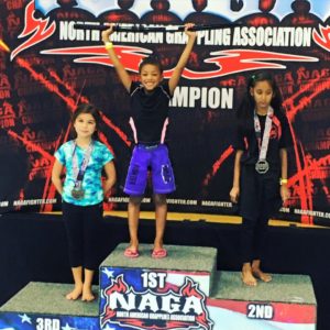 Baltimore Grappler Nina at NAGA Tournament