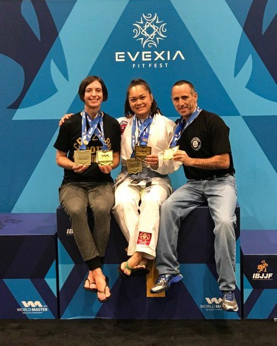 Maryland BJJ competitors Amanda Riggs, Michael Silverman, and Leona Mansapit become the champions