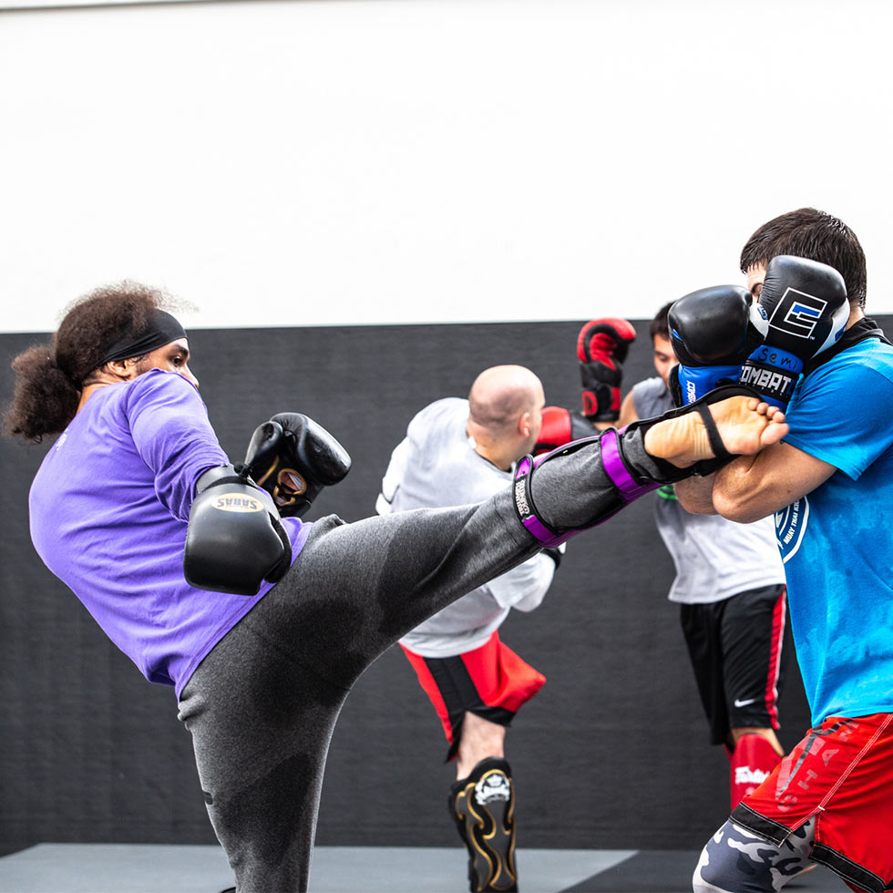 kichboxing-training Kickboxing practice