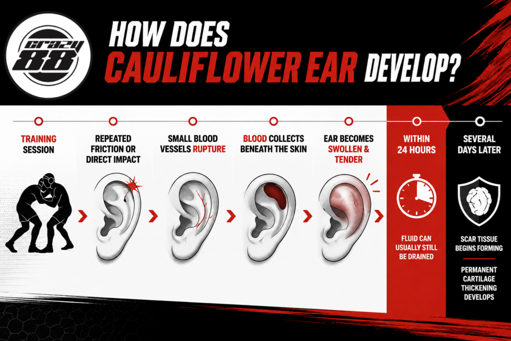 How Does Cauliflower Ear Develop - Crazy 88 MMA