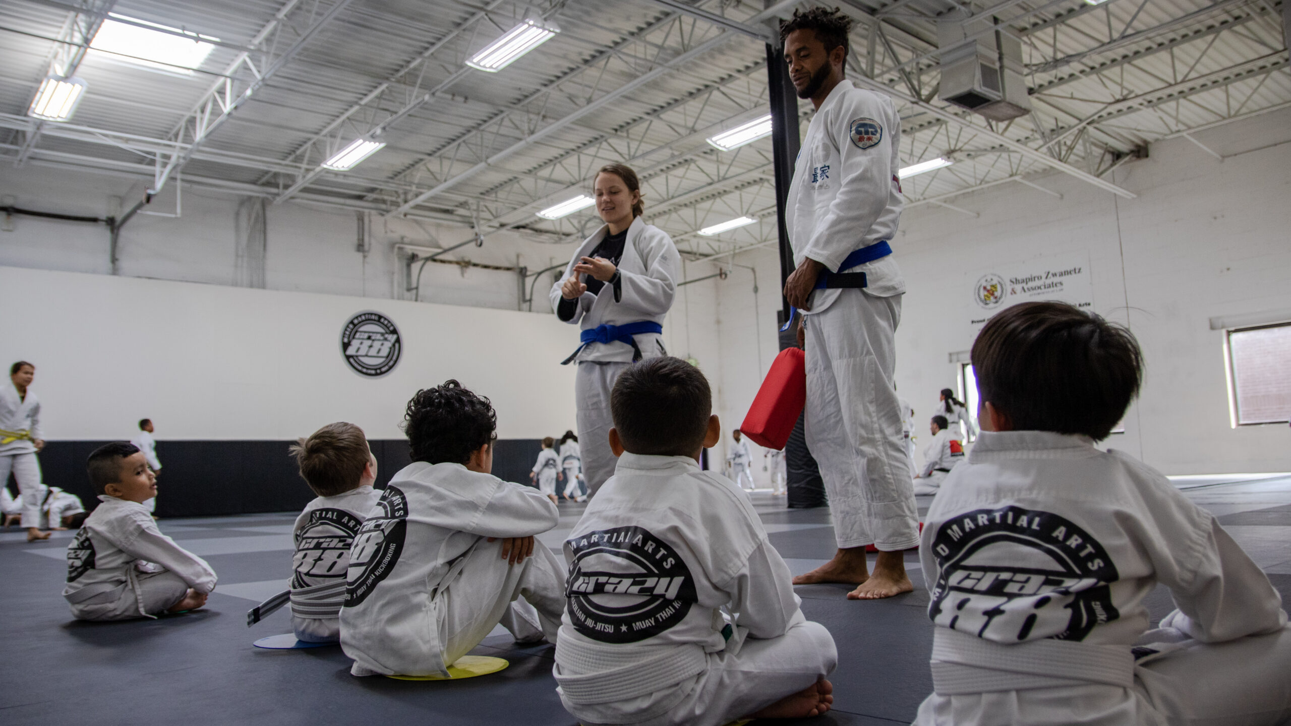Kids Martial Arts Coaches Teaching